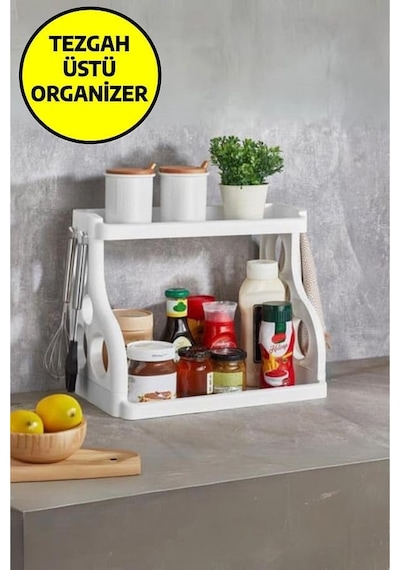 Mithra Life Tezgah Üstü Organizer Düzenleyici Beyaz Renk Mıt1067 Diğer