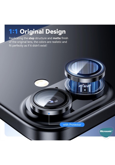 Microsonic Xiaomi Poco X8 Pro Tekli Kamera Lens Koruma Camı Siyah