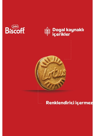 Lotus Biscoff Sandwich Çikolata Kremalı Bisküvi 4 x 150 G