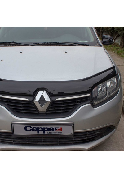 Cappafe Renault Symbol Ön Kaput Koruyucu Rüzgarlığı 4Mm Akrilik