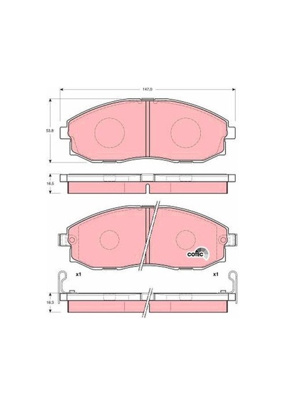 Hyundai Starex Ön Fren Balata Takımı 1997-2005