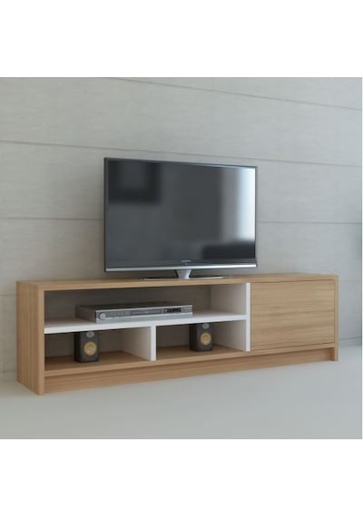 Tv Ünitesi Elips 101 Beyaz Teak
