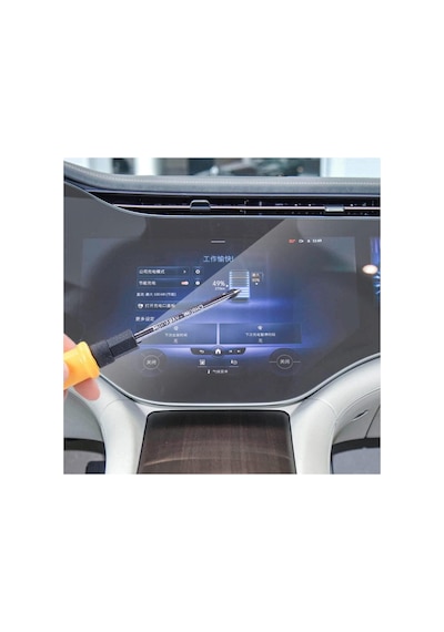 Mercedes Eqs 500 Uyumlu Araç Ekran Koruyucu Şeffaf Nano Tam Kaplama 9h Kırılmaz