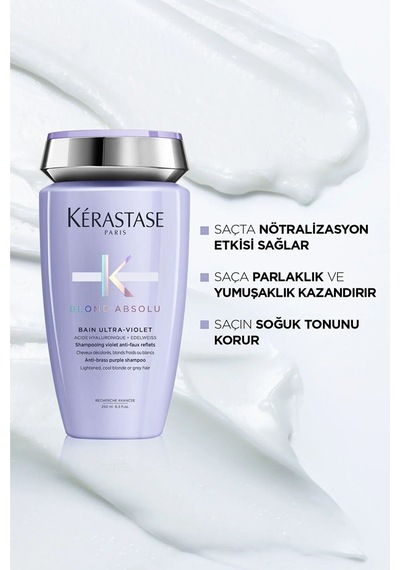 Kerastase Bain Ultra-Violet Şampuan 250 ML + Masque Ultra-Violet Maske 200 ML