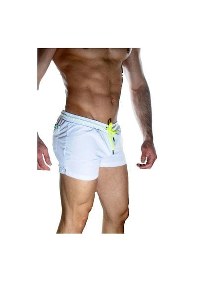 Naam Erkek Beyaz Mini Mayo Short Çok Renkli