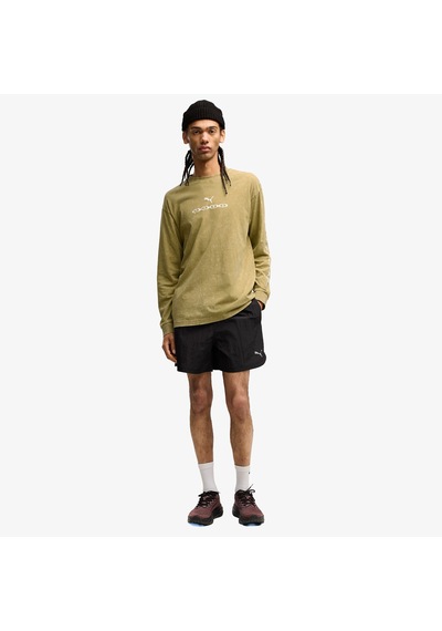 Puma Run Culture Collective Erkek Kahverengi T-shirt 636755