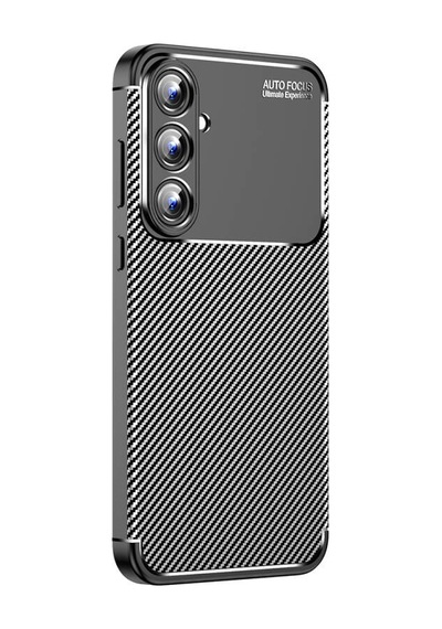 Teleplus Samsung Galaxy Uyumlu A55 Kılıf Texture Negro Silikon Kapak