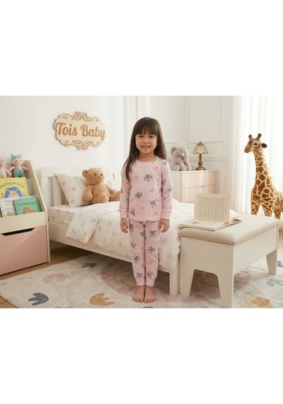Tois Baby Kız Çocuk Pijama Takımı Pembe