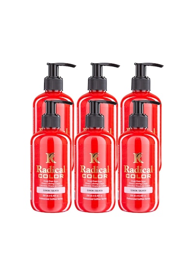 Radical Color New 25/salmon Amonyaksız Su Bazlı Saç Boyası 250 Ml 6 Adet Somon