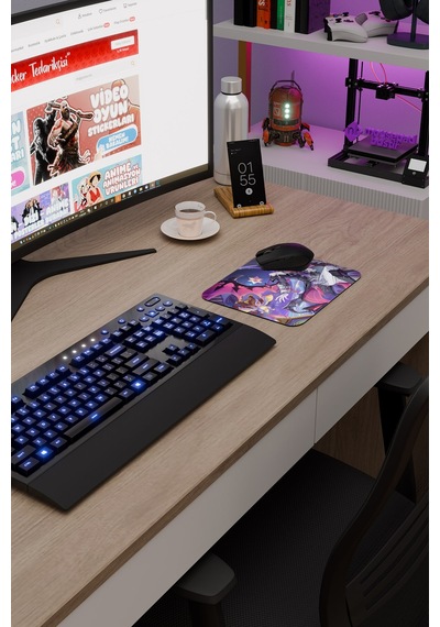 Durin Genshin Impact Anime Oyuncu V5 - 22x18 Gaming Mouse Pad Fare Altlığı