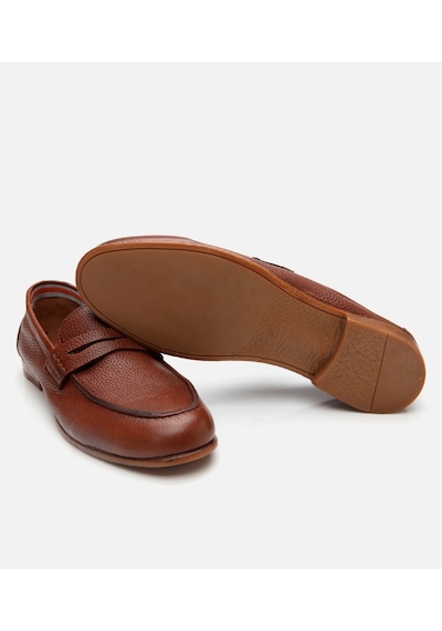 Hotiç Erkek Deri Taba Ultra Hafif Tabanlı Klasik Loafer 02ayh305460a370 Taba-tan Taba