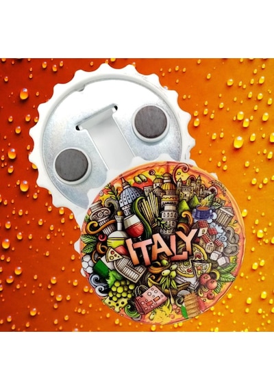 İtalya Temalı Magnet Kapak Açacak