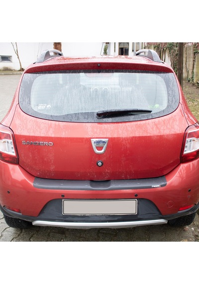 Dacia Sandero Arka Tampon Eşiği Koruma Abs Mat Siyah 2012 Ve Sonrası