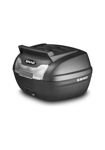Sh40 Cargo Motosiklet Arka Çanta 40 Litre Kapasite Top Case Motor Çantası Siyah