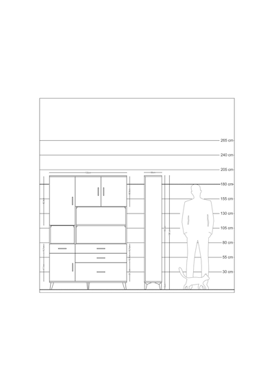 Arges Dolap 9 Raflı 4 Çekmeceli 4 Kapaklı 132x30x195 Antrasit-antrasit/antrasit Antrasıt/antrasıt Arges Dolap 9 Raflı 4 Çekmeceli 4 Kapaklı 132x30x195 Antrasit-antrasit/antrasit Antrasıt/antrasıt