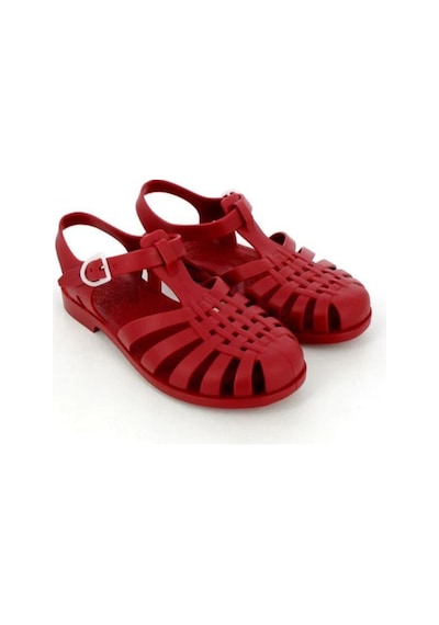 Sunmif Mat Rouge Fonce - Mat Bordo Kadın Sandalet-7986 Mat Bordo