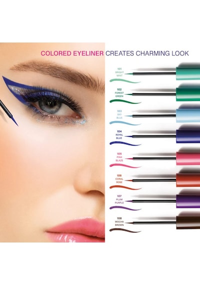 Flash Liner Colered Eyeliner No:108 Mocha Brown - Renkli Eyeliner Diğer