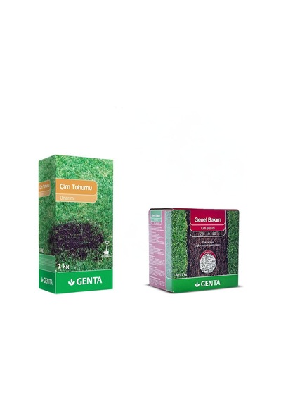 Ayrex Genta Onarım Çim Tohumu 1 Kg - Genel Bakım Çim Gübresi 1 Kg - Çim Onarım Paketi 0,250
