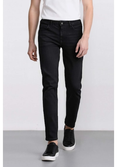 Defacto Sergio Regular Fit Normal Bel Boru Paça Jean Pantolon W6868az26spnm40 Siyah-nm40