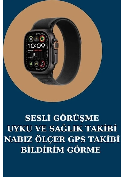 Ers Akıllı Saat Nabız Ölçer Uyku Takibi Adımsayar Alarm Ve Hatırlatıcı Çağrı Cevaplama Yeni Nesil