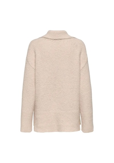 Only Onlmaggıe Lıfe Ls Polo Cc Knt Kadın Gri Kazak - 15350850