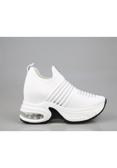 Guja 25y300-8 Dolgu Topuk Beyaz Kadın Sneakers Beyaz