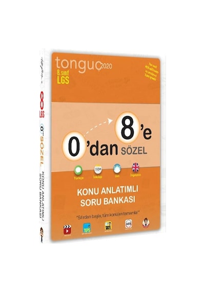 Tonguç 0 Dan 8 E Sözel Konu Anlatımlı Soru Bankası