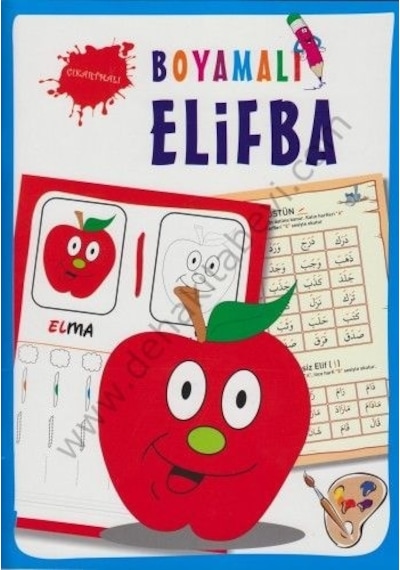 Boyamalı Elifba Çıkartmalı