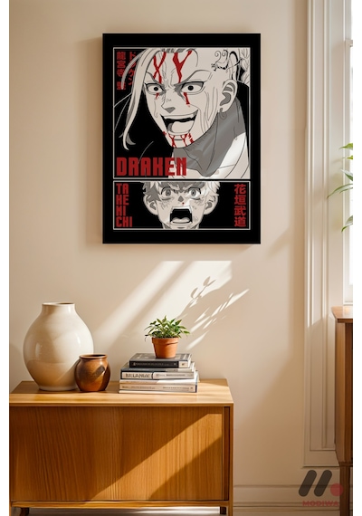Tokyo Revengers Draken Poster, Çerçevesiz Yüksek Kalite Duvar Afişi - Anime Severlere Özel Hediye
