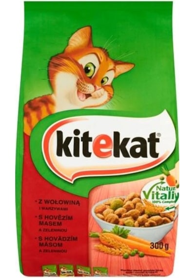 Kitekat Biftek & Sebzeli Yetişkin Kedi Maması 300 G