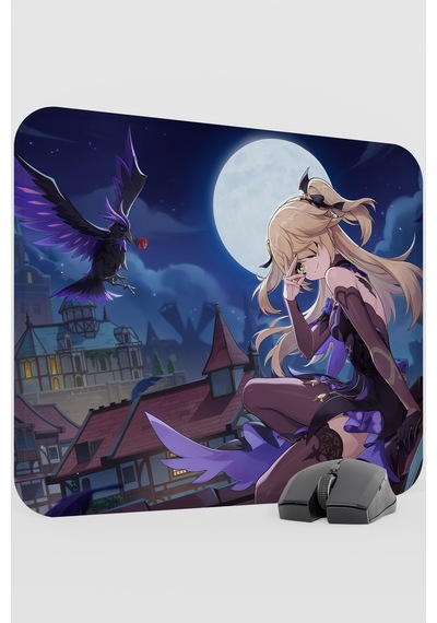 Fischl Genshin Impact Anime Gacha V1 - 48x40 Xl Gaming Mouse Pad Fare Altlığı