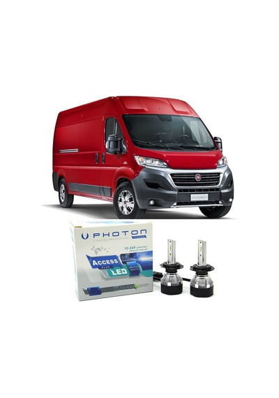 Fiat Ducato Led Xenon Kısa Far Ampulü H7 Access Yeni Seri Beyaz 2014+