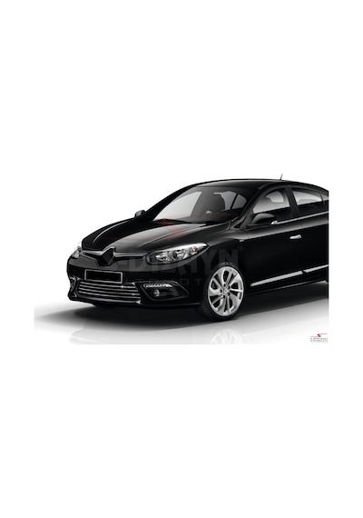 S-Dizayn  Renault Fluence Krom Ön Tampon Çıtası 4 Prç. 2013 Üzeri Makyajlı