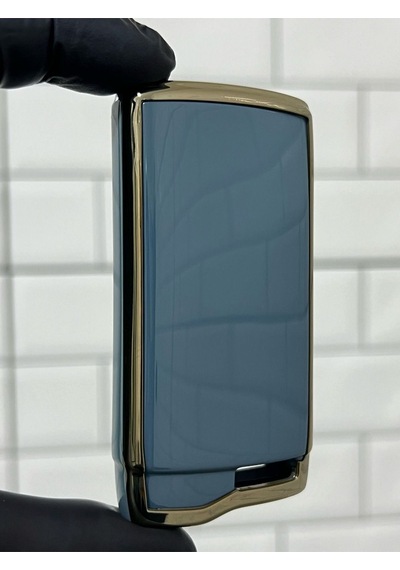 Gma Keys Lüx Chery Tiggo 7 Pro 3 Buton Smart Nano Anahtar Kılıfı Gri Gold Altın Renk 1.ci Kalite