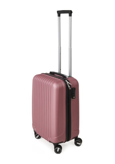 Hoffmannss Travel Line Kabin Boy Abs Valiz - Gülkurusu - 57x37x23 Cm Çok Renkli