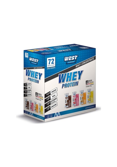 West Nutrition Whey Protein Tozu 72 Adet Şase 4 Farklı Aroma