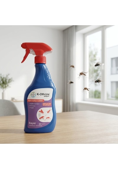 Kothrine Hazır Sprey 500 Ml Kokusuz, Yürüyen Ve Uçan Haşere Mücadelesi Sinek, Hamamböceği, Karınca, Kene İçin