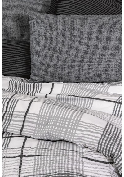 Cotton Box Modern Çift Kişilik Nevresim Takımı Will Antrasit