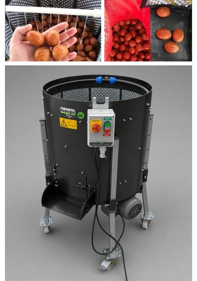 Kadıoğlu Cks 130ekod Devir Ayarlı Ceviz Soyma Makinesi 170 Litre