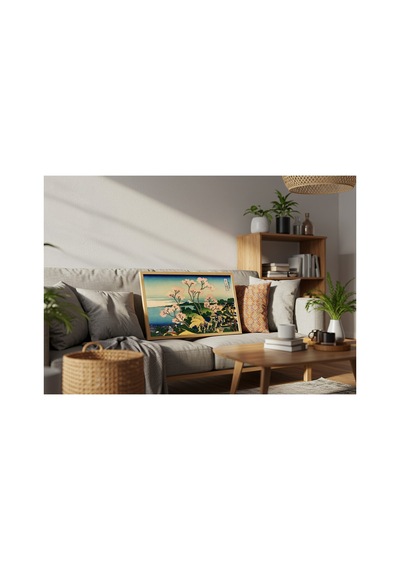 Hokusai Tokaido Üzerinde Shinagawa Gotenyama Çerçevesiz Poster 30x42 Cm A3 Tablo Japon Sanatı