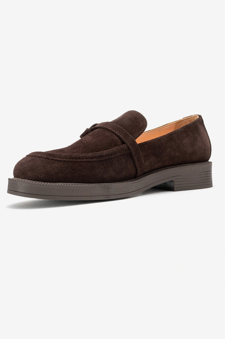 Luvishoes Luvi Shoes Galea Kahverengi Süet Tokalı Hakiki Deri Kadın Loafer Ayakkabı Kahve Süet Luvishoes Luvi Shoes Galea Kahverengi Süet Tokalı Hakiki Deri Kadın Loafer Ayakkabı Kahve Süet