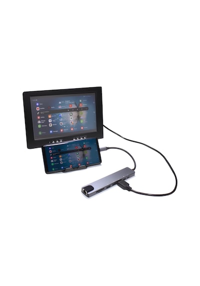 Speeduf 8in1 Usb Type-c Hub Port Adaptör Hdmı Usb Ethernet Pd