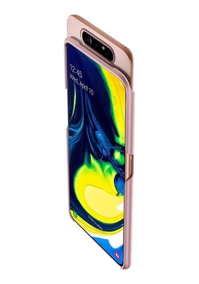 Spigen Galaxy Uyumlu A80 Kılıf Thin Fit Rose Gold