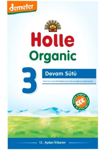 Holle Organik 3 Devam Sütü 12+ Ay 600 G