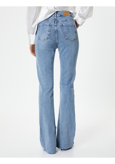 Koton İspanyol Paça Kot Pantolon Yırtmaç Detaylı Dar Kesim Standart Bel - Victoria Slim Jeans Açık İndigo 4sal40061md 4SAL40061MDLGT Açık İndigo Koton İspanyol Paça Kot Pantolon Yırtmaç Detaylı Dar Kesim Standart Bel - Victoria Slim Jeans Açık İndigo 4sal40061md 4SAL40061MDLGT Açık İndigo