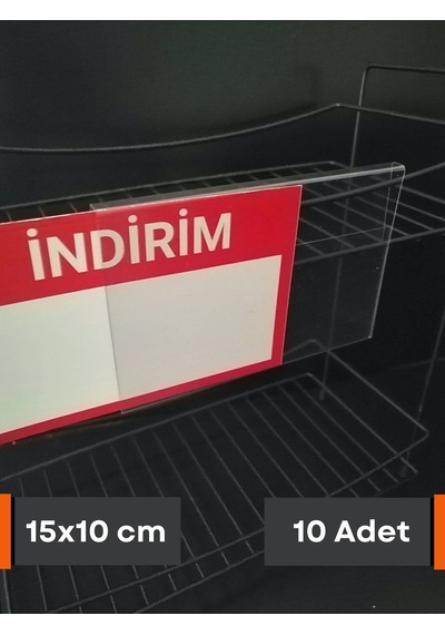 5 Adet Pvc Etiketlik 15x10 Cm Tele Cama Geçme Asma Takılabilir