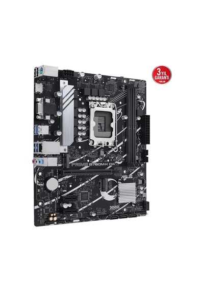 Asus Prime B760m-k D4 Intel B760 Soket 1700 Ddr4 5333 Oc Mhz Matx Gaming Oyuncu Anakart Kdo