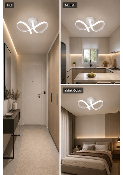 Savo Led Plafonyer Avize Beyaz Işık