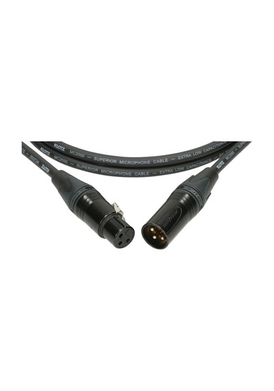 M2 Mc2000 Mikrofon Kablosu Siyah 5m Xlr Neutrık Uçlu Standart