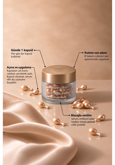 Age Defy Pro-c Hand Serum Capsules - Yaşlanma Karşıtı, Aydınlatıcı & Sıkılaştırıcı El Bakım Kapsülü